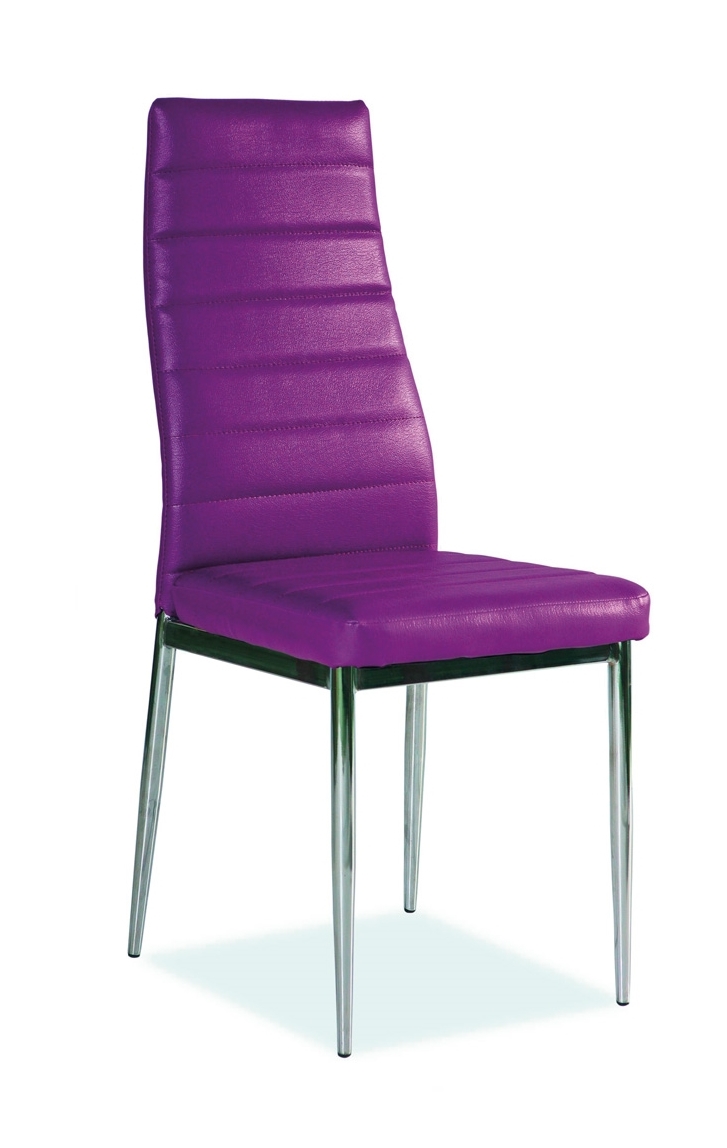 krzesła, krzesła do jadalni, krzesła kuchenne, ekoskóra, fioletowy,